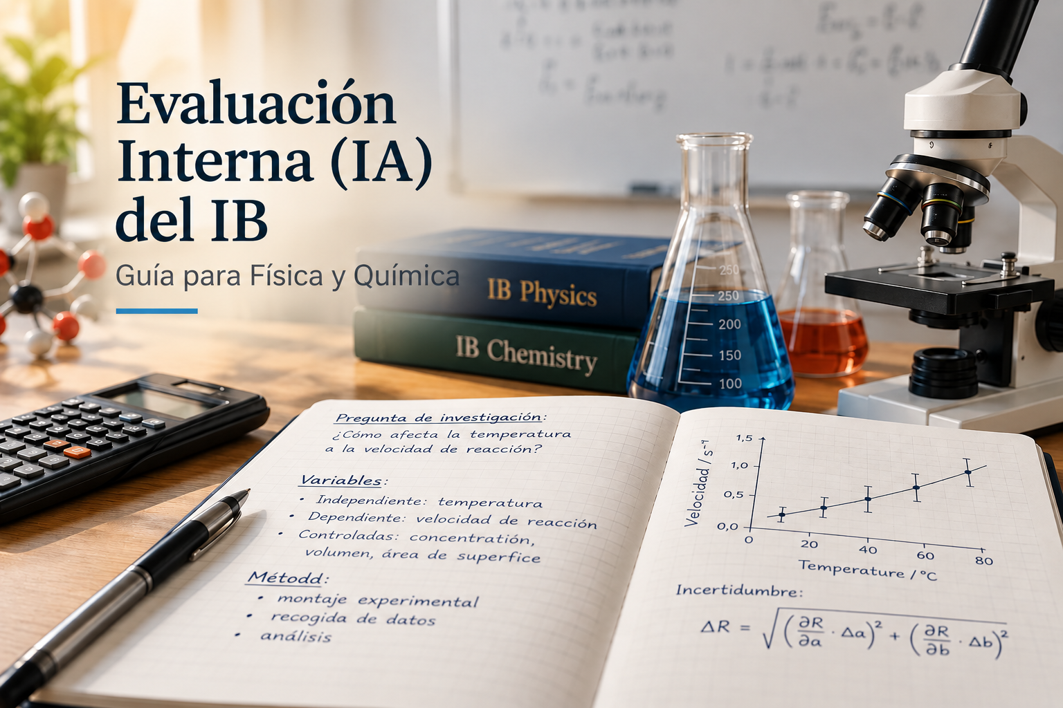 Evaluación Interna (IA) del IB: guía para Física y Química